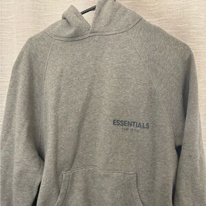 Xxs essentials fear of god grey hoodie, good condition used